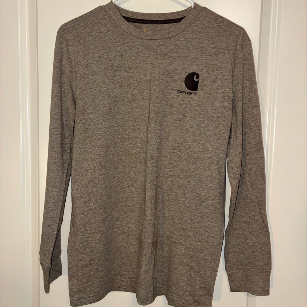 Carhartt Kids Heather Gray Long Sleeve Tee